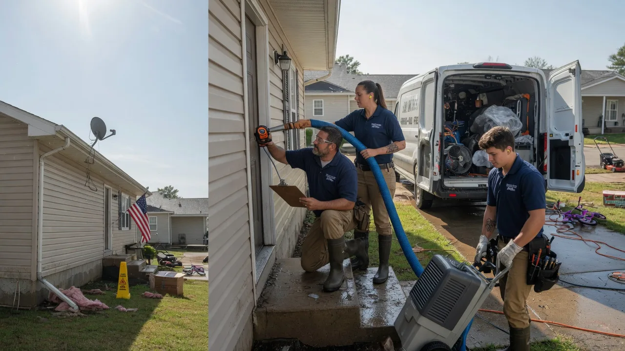 Ceiling Water Damage Restoration in La Salle, MI near me